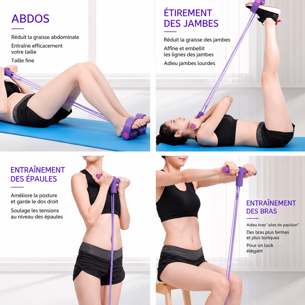 Bande de Résistance GlowFit – Tonifiez votre corps partout